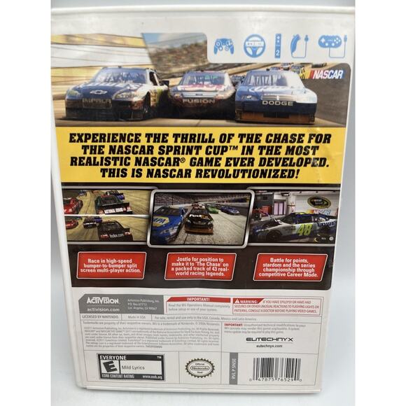 NASCAR 2011 The Game (Nintendo Wii, 2011) CIB - Picture 5 of 11